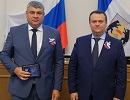 Генерального директора АО «Газпром газораспределение Великий Новгород» наградили медалью «За вклад в развитие земли Новгородской»
