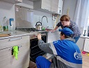 Новгородские газовики выявили почти 700 неисправных плит, котлов и водонагревателей
