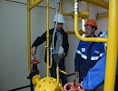 В Великом Новгороде газовики испытали инновационное оборудование для определения утечек газа